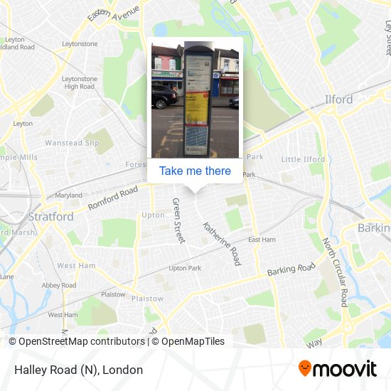 Halley Road (N) map