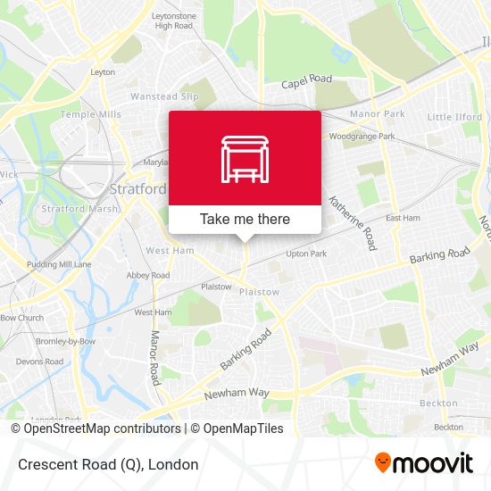 Crescent Road (Q) map