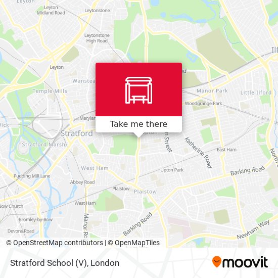Stratford School (V) map