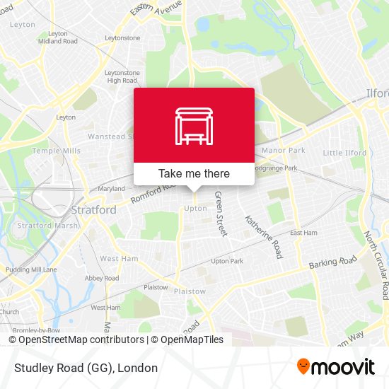 Studley Road (GG) map