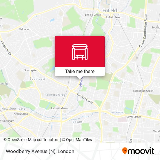 Woodberry Avenue (N) map