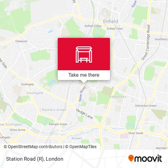 Station Road map
