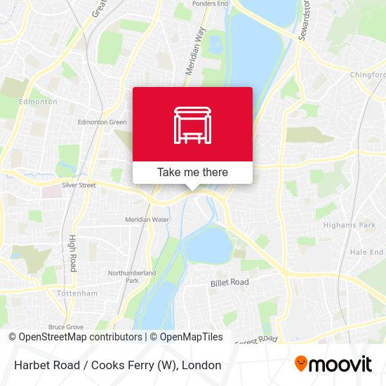 Harbet Road / Cooks Ferry (W) stop Routes, Schedules, and Fares