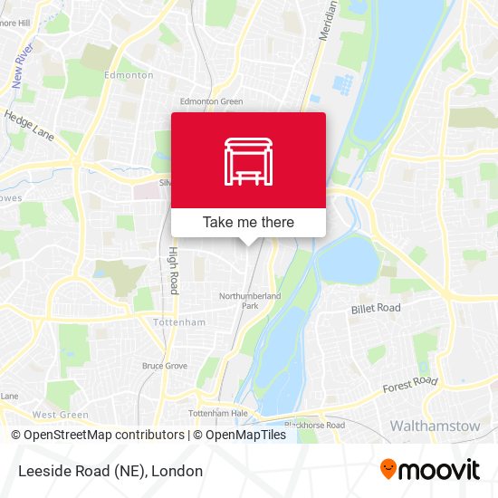 Leeside Road (NE) map