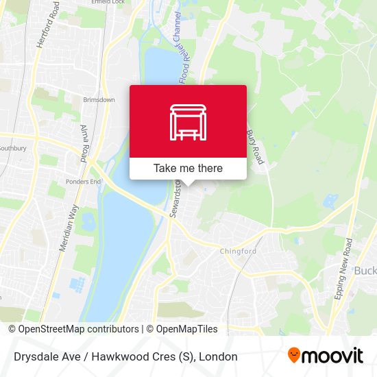 Drysdale Ave / Hawkwood Cres (S) map