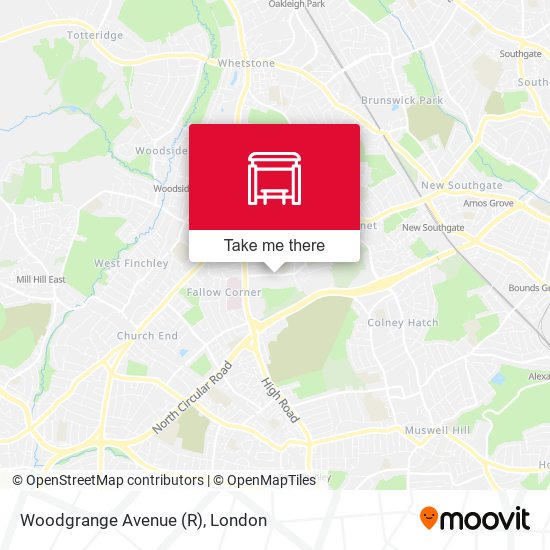 Woodgrange Avenue (R) map