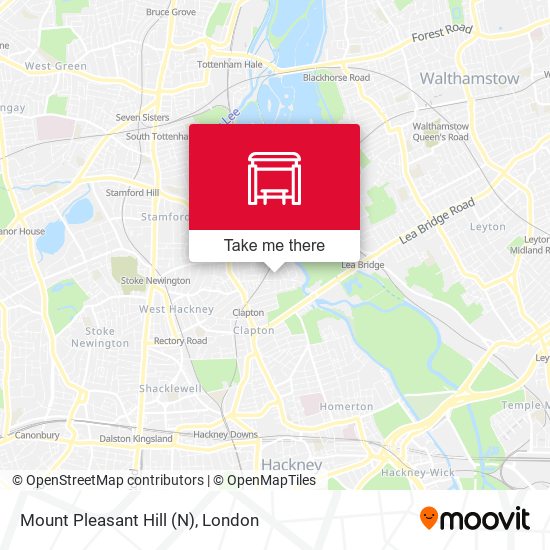 Mount Pleasant Hill (N) map