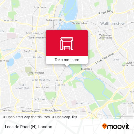 Leaside Road (N) map