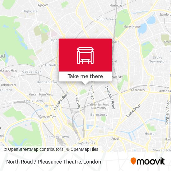 North Road / Pleasance Theatre map