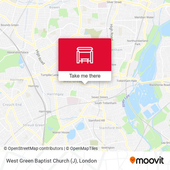 West Green Baptist Church (J) map