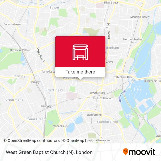 West Green Baptist Church (N) map