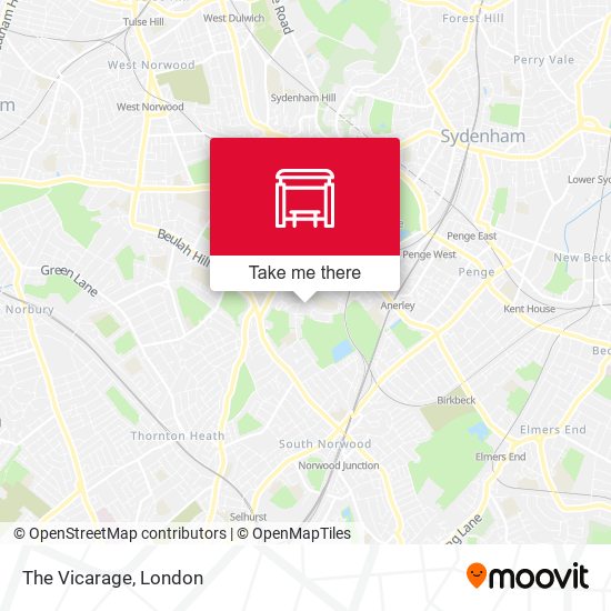 The Vicarage map