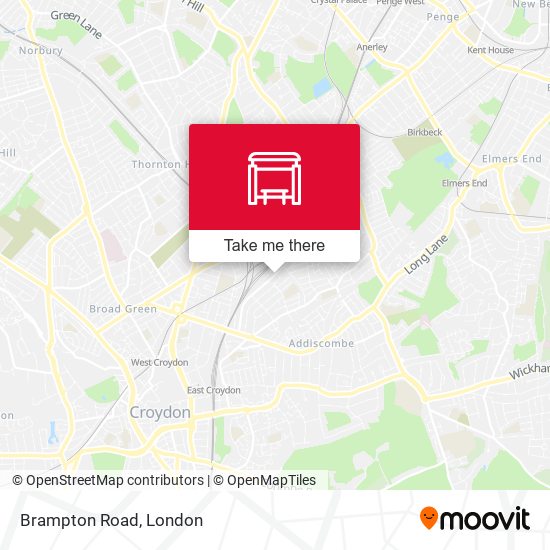 Brampton Road map