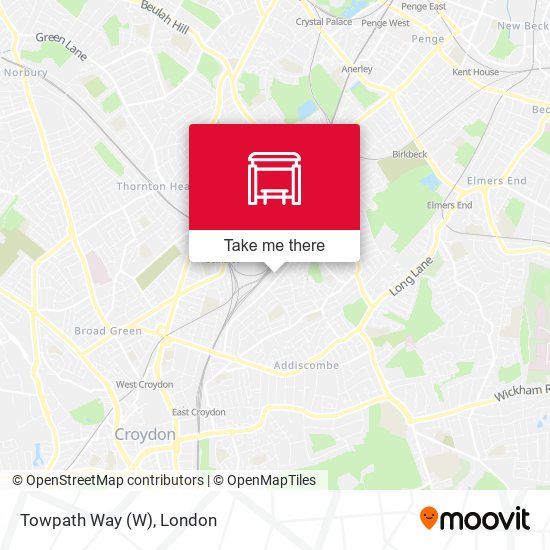 Towpath Way map