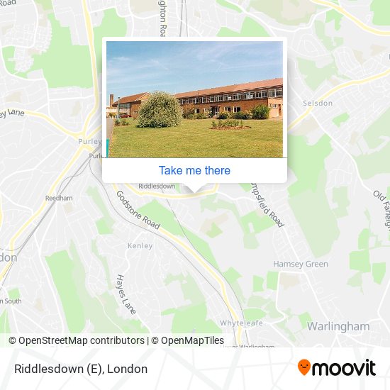 Riddlesdown (E) map