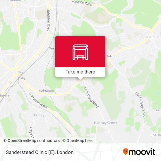 Sanderstead Clinic (E) map
