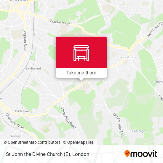St John the Divine Church (E) map