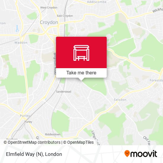 Elmfield Way (N) map