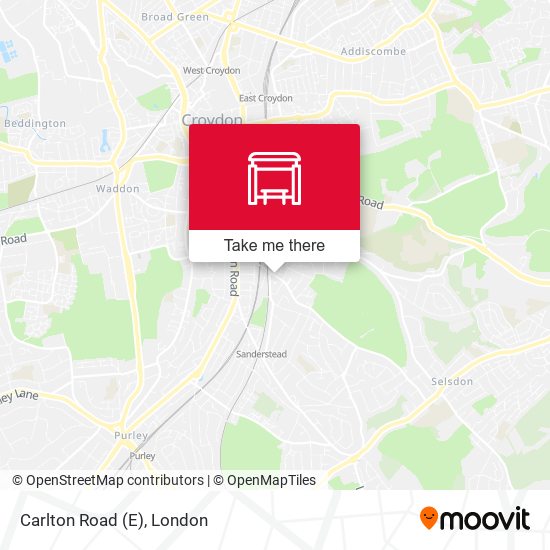 Carlton Road (E) map