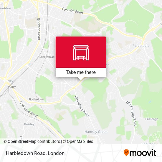 Harbledown Road map