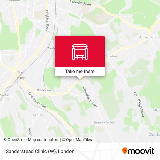 Sanderstead Clinic (W) map
