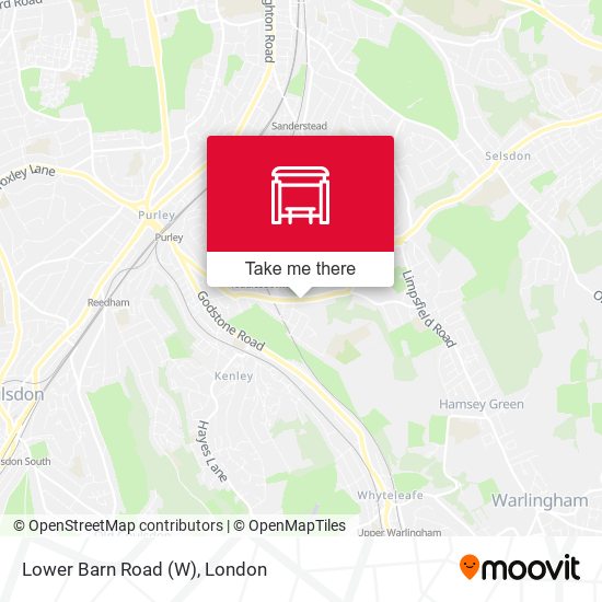 Lower Barn Road (W) map