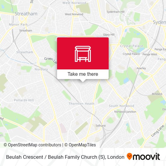 Beulah Crescent / Beulah Family Church (S) map