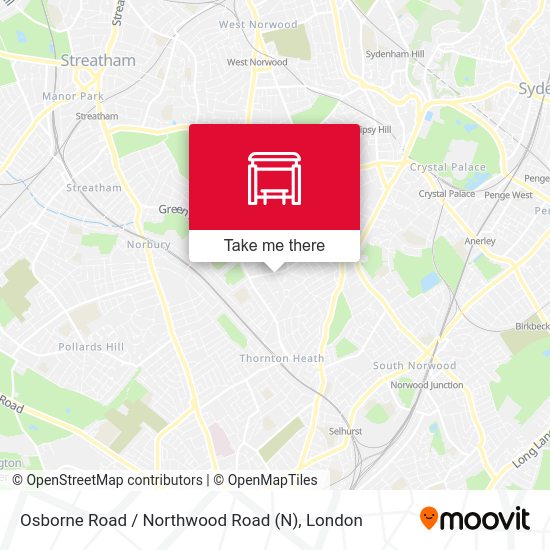 Osborne Road / Northwood Road map