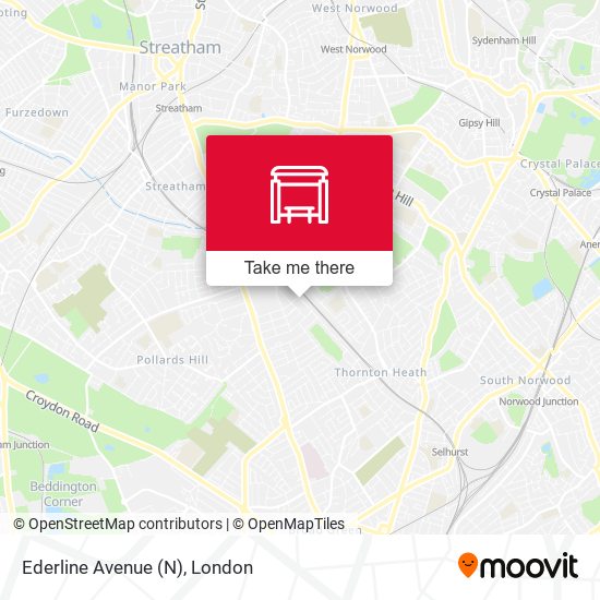 Ederline Avenue (N) map