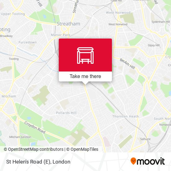 St Helen's Road (E) map