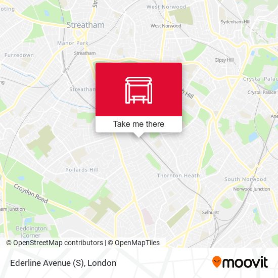 Ederline Avenue (S) map
