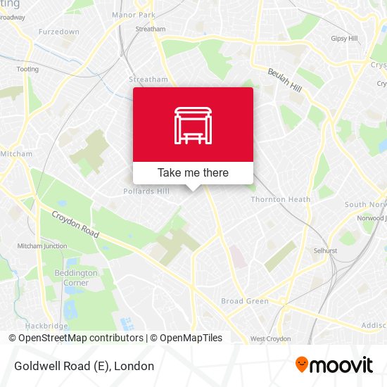 Goldwell Road (E) map