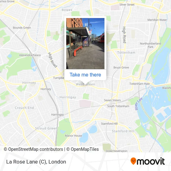 La Rose Lane (C) map