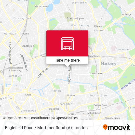 Englefield Road / Mortimer Road (A) map