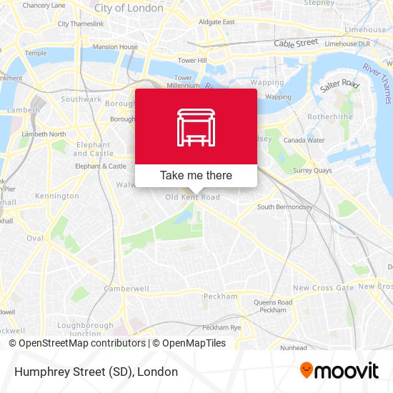 Humphrey Street (SD) map