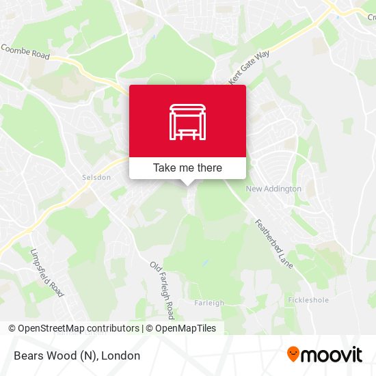 Bears Wood (N) map
