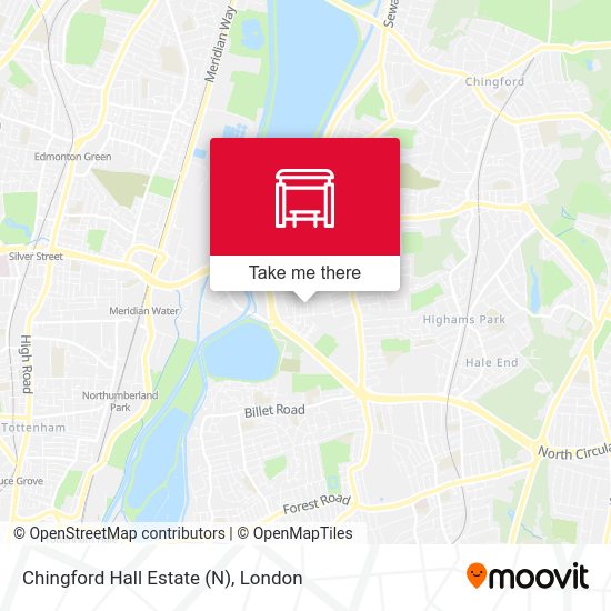 Chingford Hall Estate (N) map