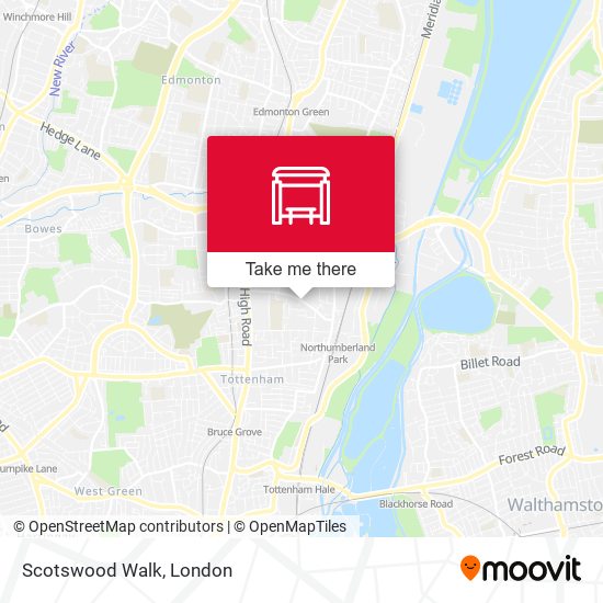 Scotswood Walk map