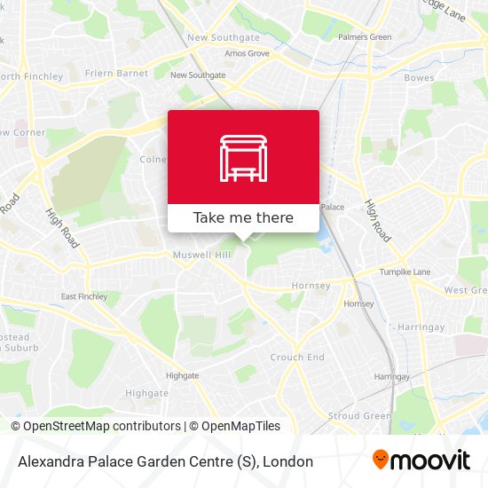 Alexandra Palace Garden Centre (S) map