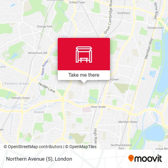 Northern Avenue (S) map
