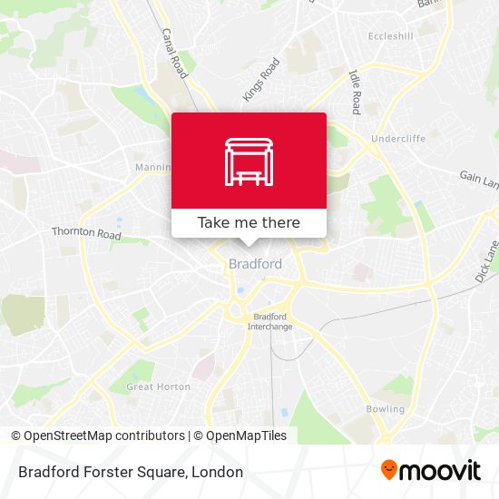 Bradford Forster Square map