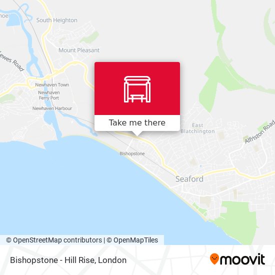 Bishopstone - Hill Rise map