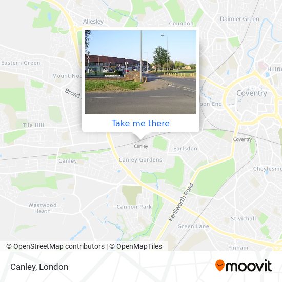 Canley map