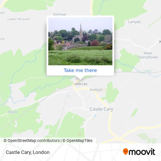 Castle Cary map