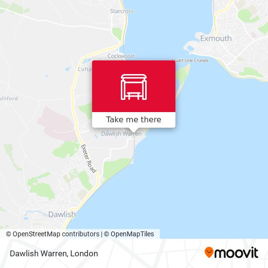 Dawlish Warren map
