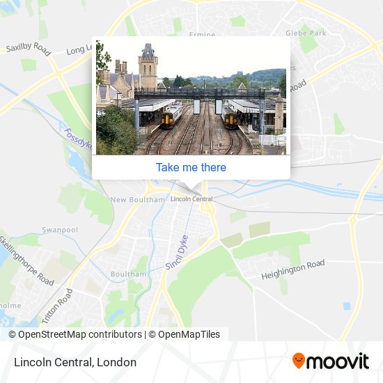 Lincoln Central map