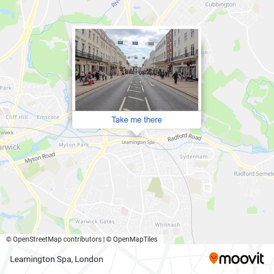 Leamington Spa map