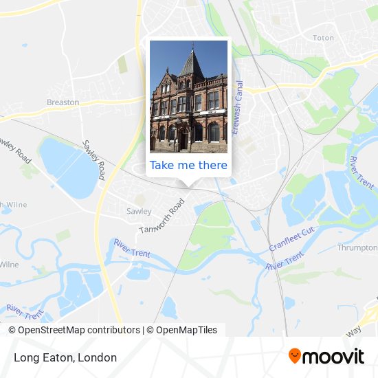 Long Eaton map