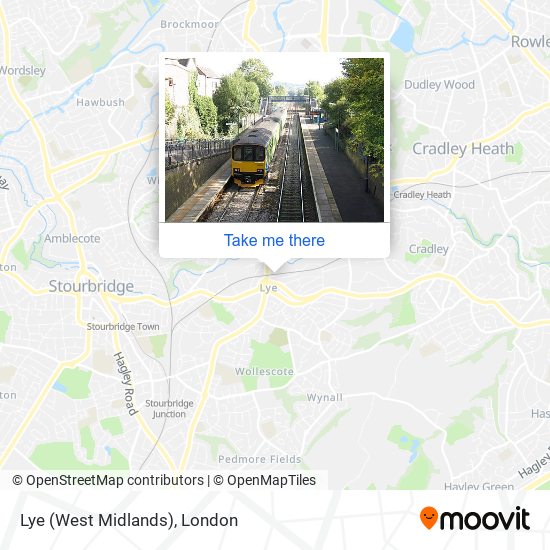 Lye (West Midlands) map