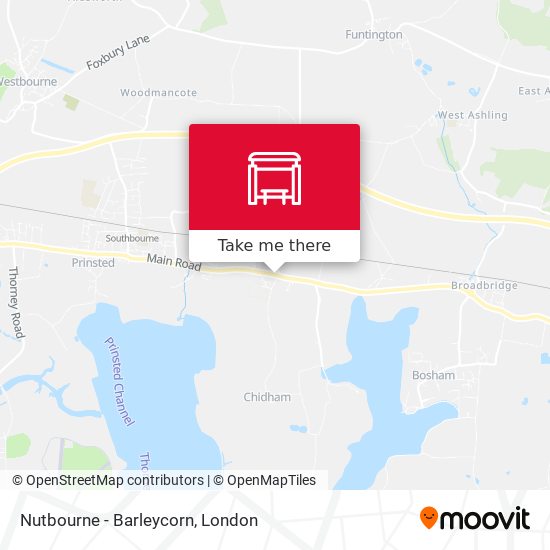 Nutbourne - Barleycorn map